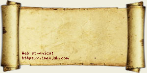 Isidora Odalović vizit kartica